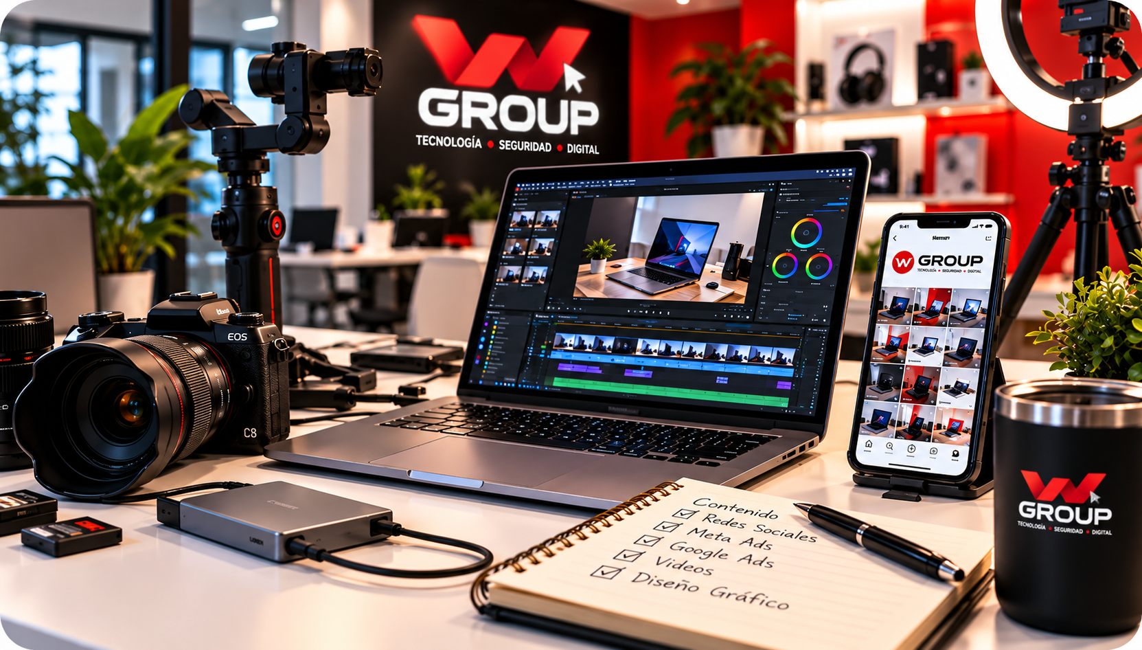 Soluciones digitales y producción audiovisual W GROUP